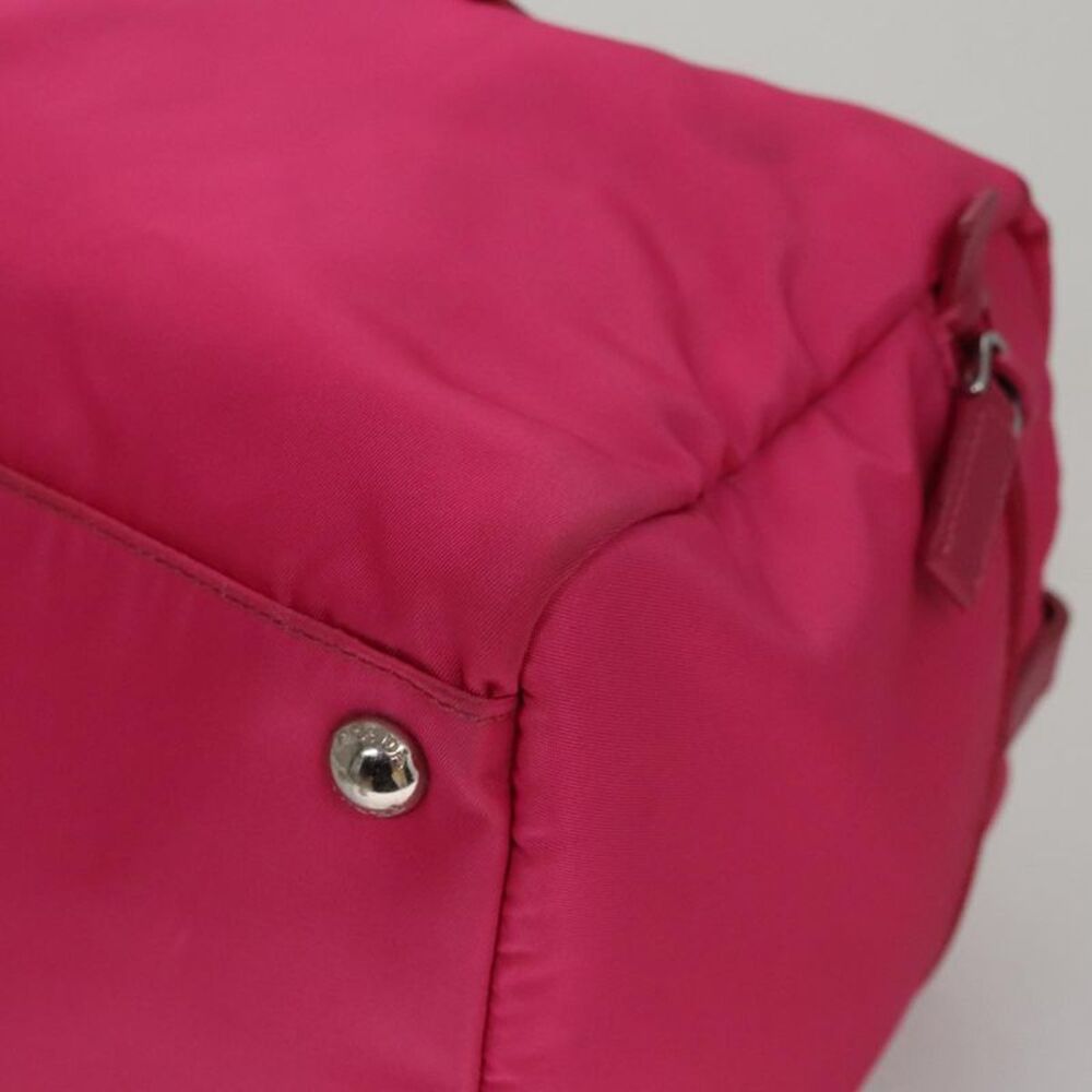 Prada Tessuto Pink Synthetic Handbag (Pre-Owned) - Picture 8 of 16
